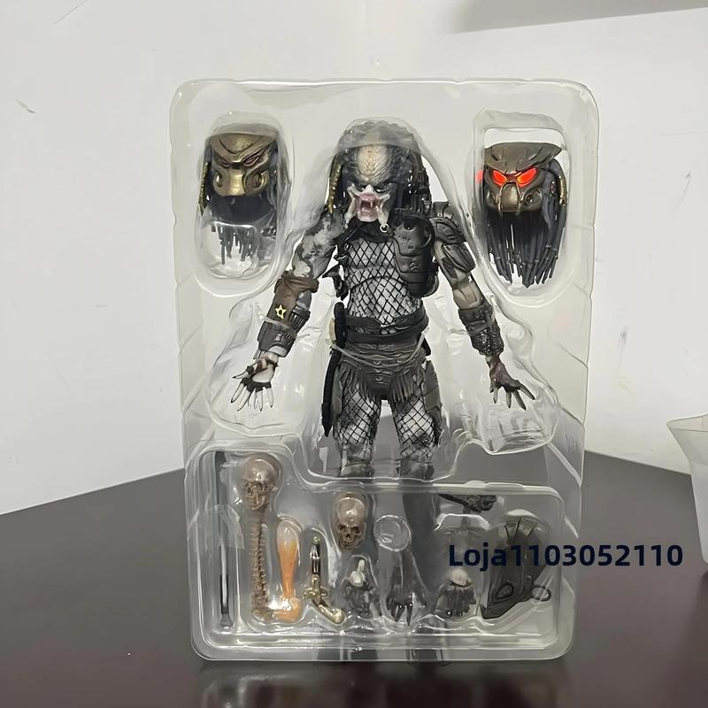 Figura De Ação LED Elder Predator Alien Hunter NECA Edição